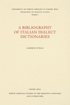 A Bibliography of Italian Dialect Dictionaries - D'Elia, Alberto