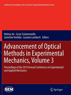 Cover Advancement of Optical Methods in Experimental Mechanics, Volume 3