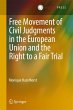 Free Movement of Civil Judgments in the... - Bild 1