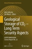 Geological Storage of CO2 ¿ Long Term Security Aspects