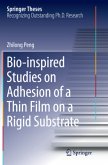 Bio-inspired Studies on Adhesion of a Thin Film on a Rigid Substrate