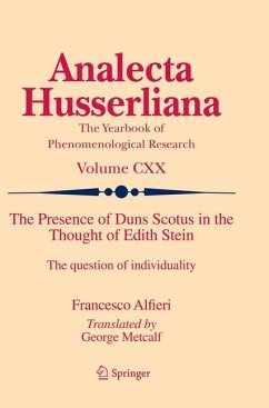 The Presence of Duns Scotus in the Thought of Edith Stein - Alfieri, Francesco