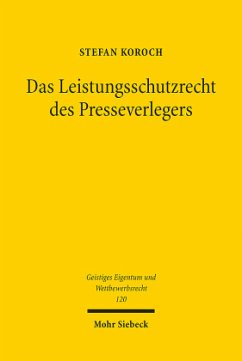 Cover Das Leistungsschutzrecht des Presseverlegers
