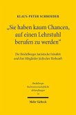"Sie haben kaum Chancen, auf einen Lehrstuhl berufen zu werden" "Sie haben kaum Chancen, auf einen Lehrstuhl berufen zu werden"