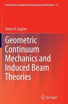 Geometric Continuum Mechanics and Induced Beam Theories - Eugster, Simon R.
