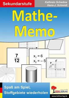 Mathe-Memo (eBook, PDF) - Schadow, Kathrein; Schmidt, Hans. -J.