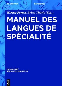 Manuel des langues de spécialité (eBook, ePUB)