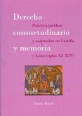 Derecho consuetudinario y memoria : práctica jurídica y costumbre en Castilla y León, siglos XI-XIV