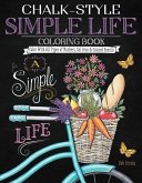 Chalk-Style Simple Life Coloring Book