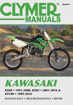 Kawasaki KX80 (1991-2000), KX85/85-II (2001-2016) & KX100 (1989-2016) Service Repair Manual - Haynes Publishing