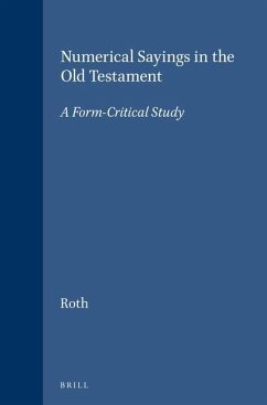 Numerical Sayings in the Old Testament - Roth