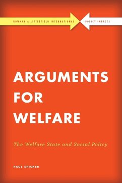 Arguments for Welfare - Spicker, Paul