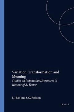 Variation, Transformation and Meaning - Ras, J. J.