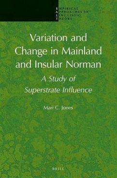 Variation and Change in Mainland and Insular Norman - Jones, Mari