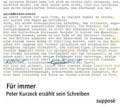 Für immer - Kurzeck, Peter