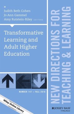 Cover Transformative Learning and Adult Higher Education (eBook, ePUB)