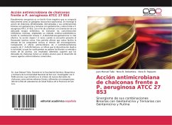 Acción antimicrobiana de chalconas frente a P. aeruginosa ATCC 27 853