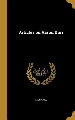 Articles on Aaron Burr