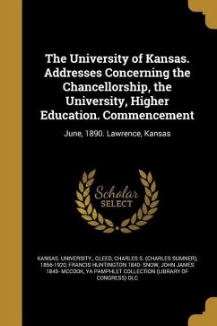 Cover UNIV OF KANSAS ADDRESSES CONCE