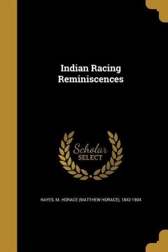 Cover Indian Racing Reminiscences