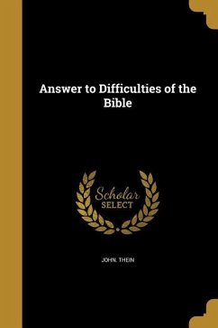 Answer to Difficulties of the Bible