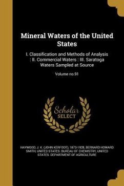 Mineral Waters of the United States - Smith, Bernard Howard