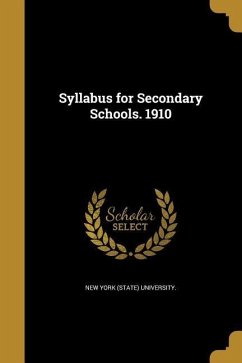 SYLLABUS FOR SECONDARY SCHOOLS