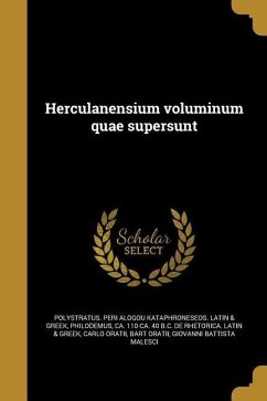 Herculanensium voluminum quae supersunt