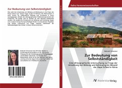 Zur Bedeutung von Selbstständigkeit - Schweizer, Deborah