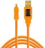 Tether Tools TetherPro USB 2.0 A to Mini-B 8 pin 15 ORG