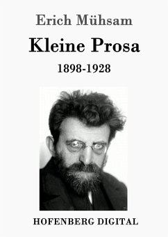 Kleine Prosa 1898-1928 (eBook, ePUB) - Mühsam, Erich