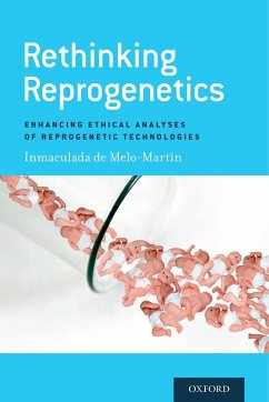 Rethinking Reprogenetics (eBook, ePUB) - de Melo-Martin, Inmaculada