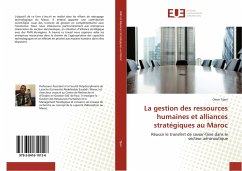 La gestion des ressources humaines et alliances stratégiques au Maroc - Tijani, Omar