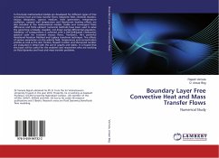 Boundary Layer Free Convective Heat and Mass Transfer Flows