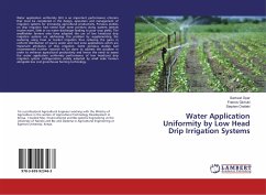 Water Application Uniformity by Low Head Drip Irrigation Systems