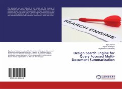 Design Search Engine for Query Focused Multi- Document Summarization