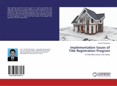Implementation Issues of Title Registration Program