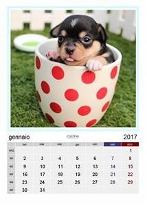 Calendario amici a 4 zampe 2017 (fixed-layout eBook, ePUB) - G. F., Nickust