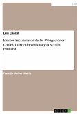 Efectos Secundarios de las Obligaciones Civiles. La Acción Oblicua y la Acción Pauliana (eBook, PDF)