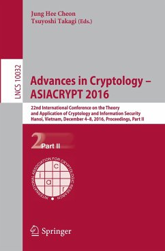 Advances in Cryptology ¿ ASIACRYPT 2016