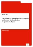 Die Einführung der elektronischen Vergabe am Beispiel des Landkreises Vorpommern-Rügen