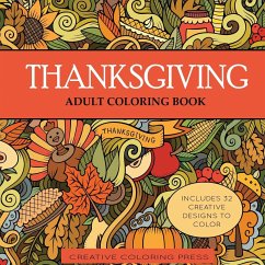 Thanksgiving Adult Coloring Book - Creative Coloring