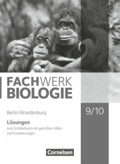 Cover Fachwerk Biologie - Berlin/Brandenburg - 9./10. Schuljahr / Fachwerk Biologie, Ausgabe Berlin/Brandenburg Abteilung 3. BAND 2