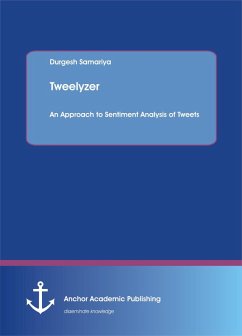Tweelyzer. An Approach to Sentiment Analysis of Tweets (eBook, PDF) - Samariya, Durgesh