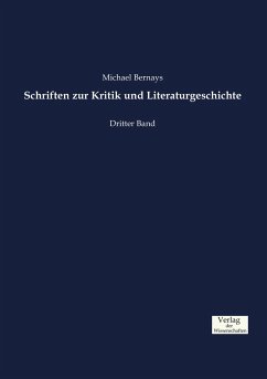 Schriften zur Kritik und Literaturgeschichte