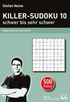 KILLER-SUDOKU 10 - schwer bis sehr schwer - Heine, Stefan