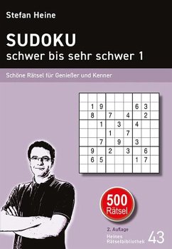 SUDOKU - schwer bis sehr schwer 1 - Heine, Stefan