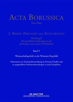 Cover Wissenschaftspolitik in der Weimarer Republik (eBook, ePUB)