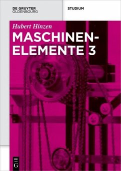 Maschinenelemente 3 (eBook, PDF) - Hinzen, Hubert