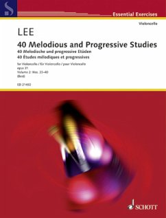 40 Melodious and Progressive Studies / 40 Melodische und progressive Etüden op.31, Violoncello - 40 Melodische und progressive Etüden